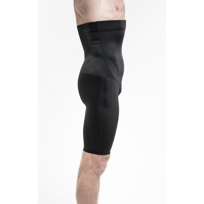 Mens high waisted deals compression shorts